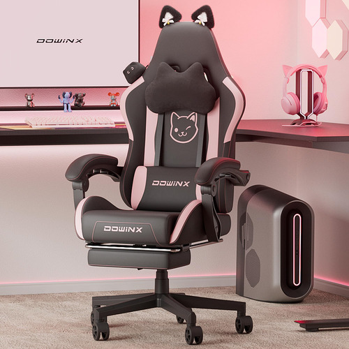 Dowinx Silla Para Juegos Linda Con Orejas De Gato Y Soporte