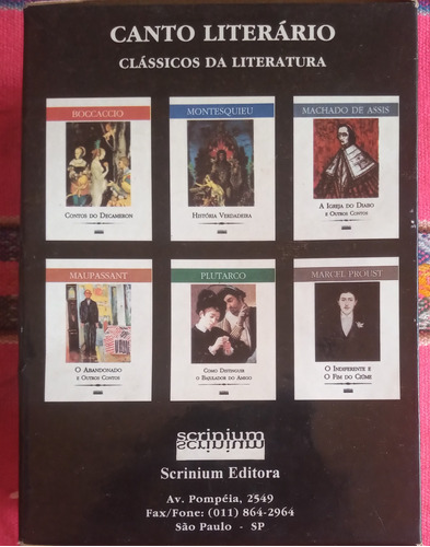 Box Canto Literário Clássicos Da Literatura 6 Vols. Impecável!