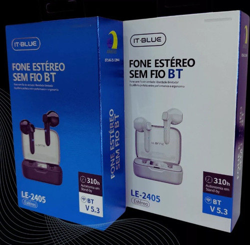 Fone Sem Fio Bluetooth Para iPhone Com Microfone Foninho Tws