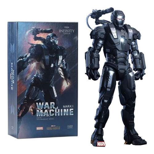 Figura De Acción War Machine Iron Man  Marca Zdtoys