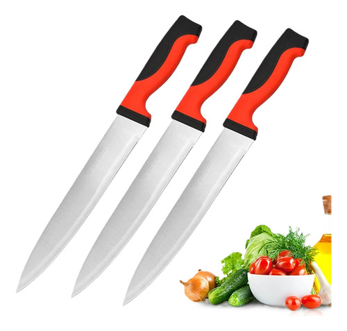 X3 Cuchillos Tramontina Cuchillo Tramontina Cuchillo 9 PuLG