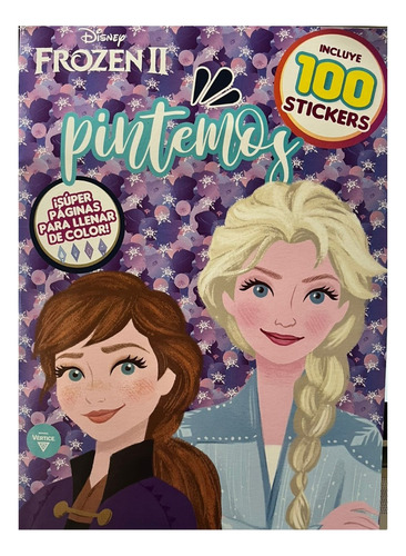 Revista Pintemos Colorear Pintar Disney Frozen Stickers