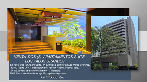 Los Palos Grandes, Venta Dos (2) Aparto Suites 60 M2 