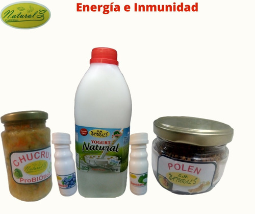 Yogur/kefir  Y Fermentos Energia E Inmunidad Trio