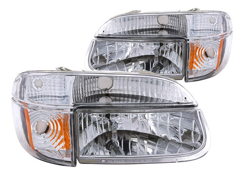 Anzo Usa 111040 Ford Explorer Crystal Con Conjunto De Faros 