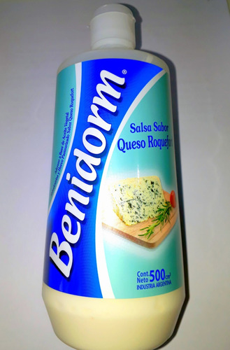 Aderezo Salsa Queso Roquefort Benidorm Pomo X 500 Gr