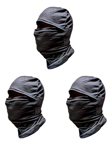 3 Pack Máscara Cuello Pasamontaña Balaclava 1era Piel