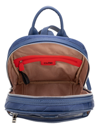 Bolsa Backpack Cloe Eresmi Mediano Color Azul