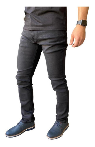 Imagen 6 de 6 de Jeans Straigth Fit Negro