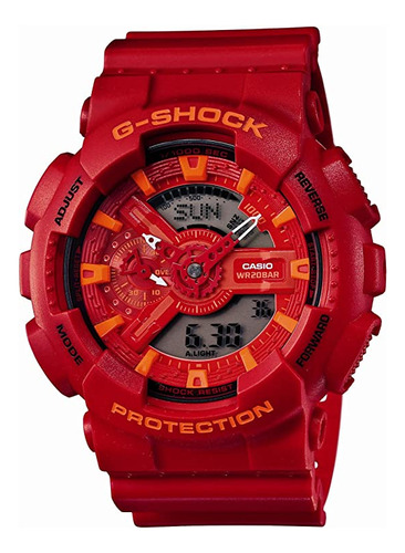 Reloj Casio G-shock Serie Azul Y Rojo Para Hombre