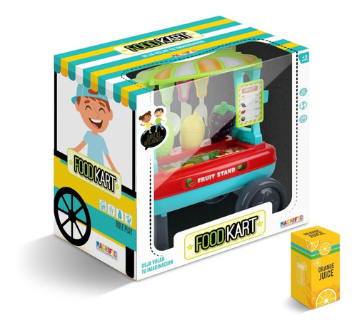 Juego De Cocina Food Kart  De Magnific