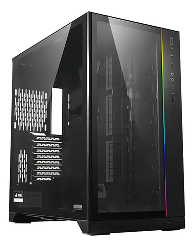 Imagem do produto Gabinete Gamer Lian Li PC-011 Dynamic XL ROG Edition RGB Full Tower E-ATX Preto - O11DXL-X BLACK em Mercado Livre