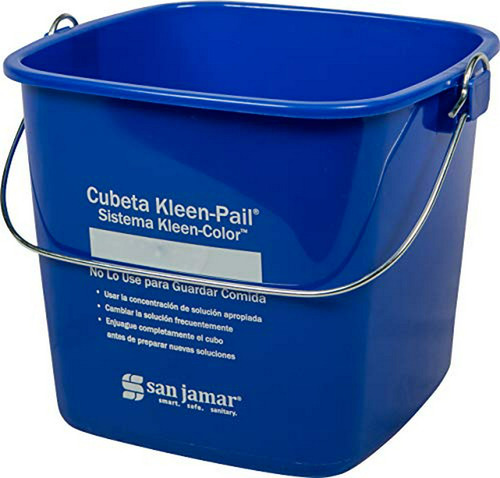 Cubo Para Limpieza San Jamar Kleen-pail® 6 Cuartos Azul