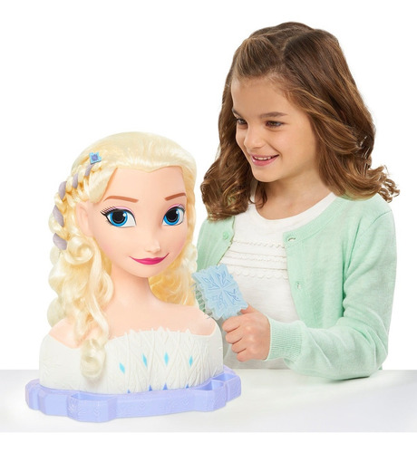 Cabeza Para Peinar Queen Anna Frozen Disney Deluxe