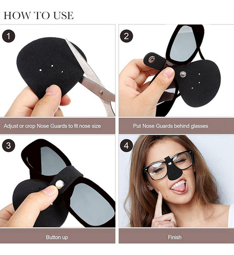 Protector Solar Nasal Con Parche Para Ojos Con Corte Uv Para