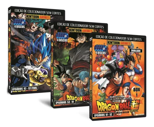 Edição de colecionador do Blu-Ray e DVD do filme Dragon Ball Super