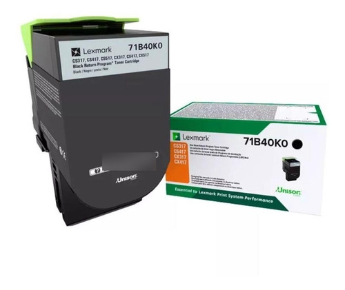 Toner Lexmark Negro Alto Rendimiento Cs317/cx317/cs417/cx417