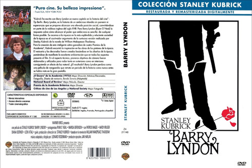 Barry Lyndon - Ryan O Neal - Stanley Kubrick - Dvd