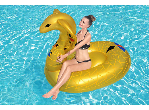 Inflable Para Pileta Bestway Cobra Oro 180 X 146 Cm 41445