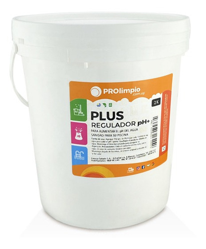 Regulador Ph+ Para Aumentar El Ph Del Agua De Piscinas 2kg
