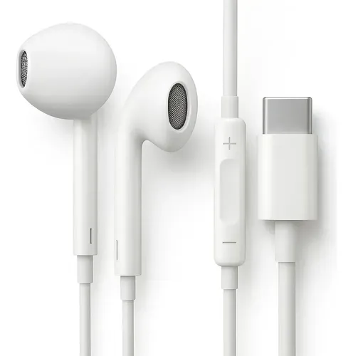 Fones De Ouvido Usb-c Tipo C Com Microfone Integrado Som Estéreo ...