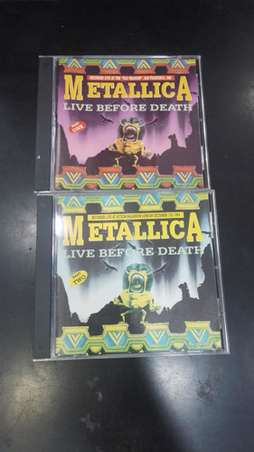 Cd Metallica Doble (live Before Death )