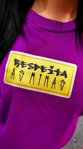 Imagem 1 de 3 de Camiseta Respeita As Mina Zero Lifestyle