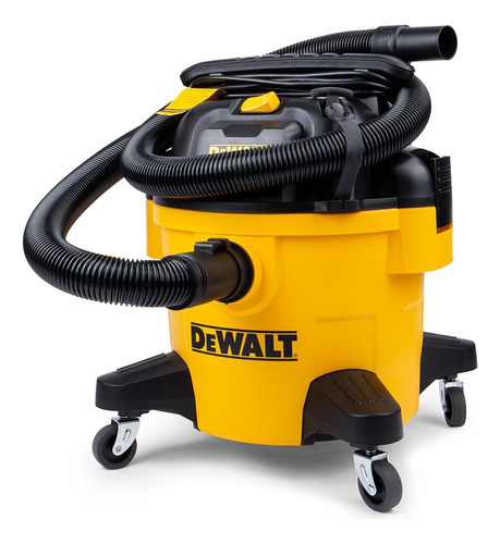 Aspiradora Líquidos Y Solidos Dewalt 20l 1050w Amarilla