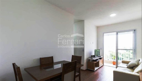 Imagem 3 de 15 de Apartamento Com 02 Dormitórios, Sendo 01 Suíte E 02 Vagas De Garagem, Sacada - Cf33033