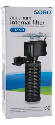 Filtro De Agua Fd-1501 Sobo Acuario Pecera Hidroponía 