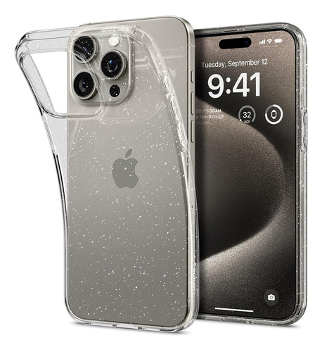Spigen Liquid Crystal Glitter Diseñado Para iPhone 15 Pro De
