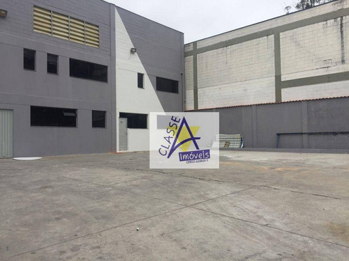 Imagem 1 de 16 de Galpão Para Alugar, 750 M² Por R$ 15.000/mês - Vila Carlina - Mauá/sp - Ga0130