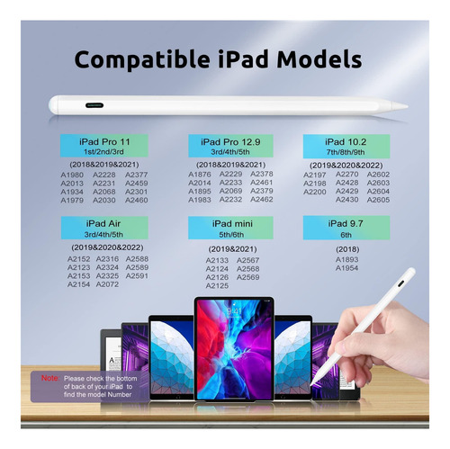 Lápiz De Lápiz Óptico Para La Generación De Aire De iPad, De