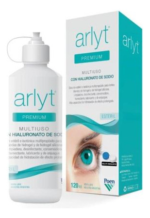 Arlyt Premium 120 Ml Solucion Para Lentes Contacto + Estuche
