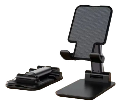 Soporte Base Ajustable Para Celulares Y Tablet Color Negro 