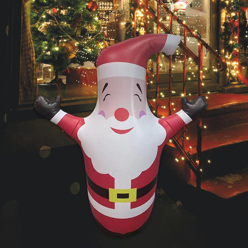 Papá Noel Inflable De Navidad Para Adornos De Interior Y