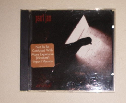 Pearl Jam Animal Cd Single Importado