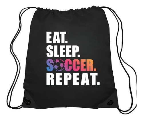 Haizct Eat Sleep Soccer Repeat Soccer Repeat Soccer Bolsa Co