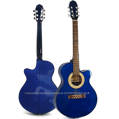 Guitarra Acustica Corte Lujo Varios Modelos + Pua + Funda