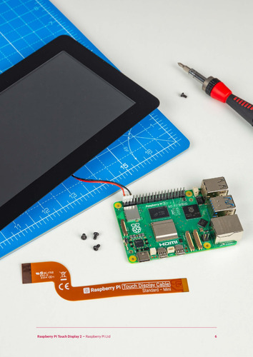 Pantalla Tactil Raspberry Pi Touch V2 7 PuLG. 720x1280