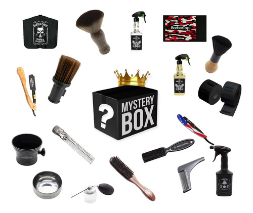 Caja Mistery Box Sorpresa Barber Estilista Belleza