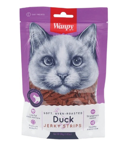 Snacks De Pato 100 Gr Wanpy Para Gato 