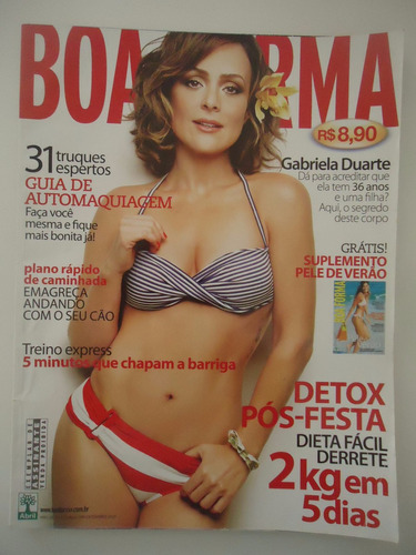 Boa Forma #286 Ano 2010 Gabriela Duarte