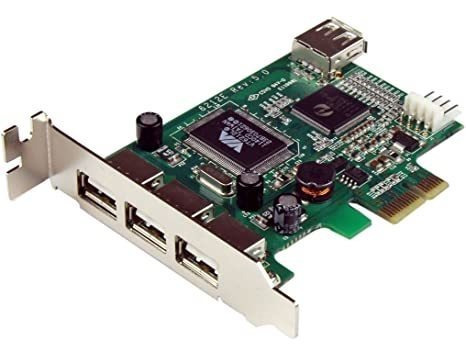 Startech.com Tarjeta Usb De 4 Puertos Pci Express De Perfil