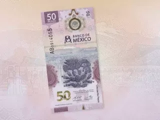Billete 50 Pesos Tenochtitlan Ajolote Xochimilco Fundación