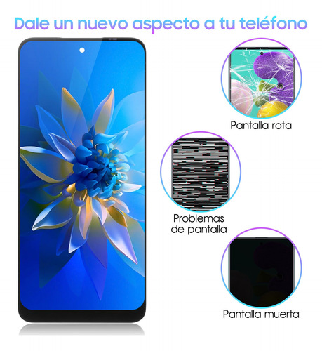 Bexupull Pantalla Táctil Lcd Para Moto G53 5g Xt2335
