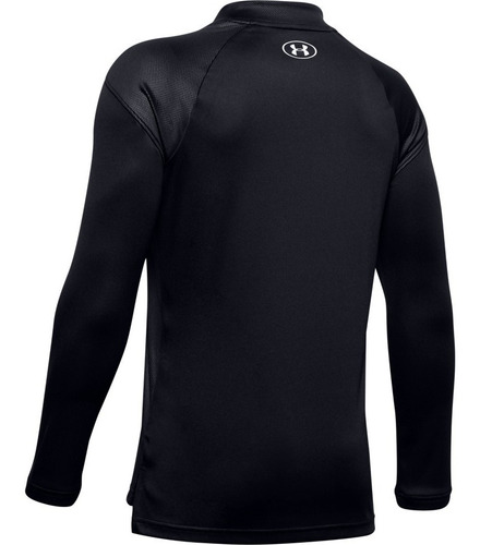 Playera Manga Larga Under Armour Niños Negro 1351696-001