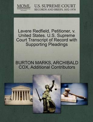 Libro Lavere Redfield, Petitioner, V. United States. U.s....