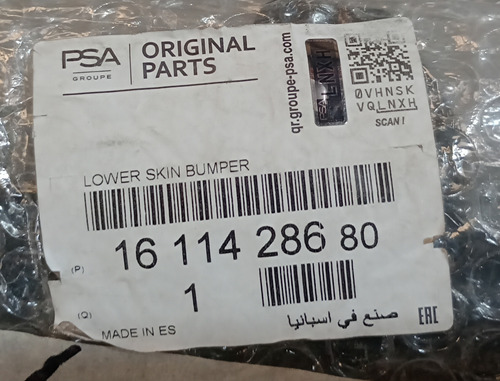 Faldon Paragolpe Trasero Citroën C4 Cactus Original