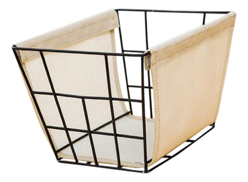 Cesta De Almacenamiento Cesta De Alambre De 23cmx17.5cmx14cm